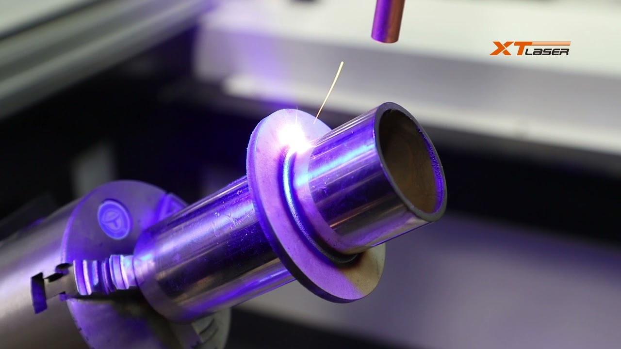 Optical fiber automatic welding - YouTube