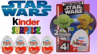 4 Киндеры Сюрпризы Звездные Войны Star Wars Twisthead 2012
