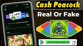 Cash Peacock App Real Or Fake | Cash Peacock App Payment Proof | Cash Peacock: Games & Rewards screenshot 5