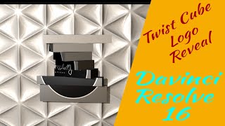 Twist Cube Logo reveal - DaVinci Resolve 16