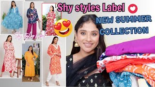 Shystyles label New Co-ord set collection || jumping & dress must try