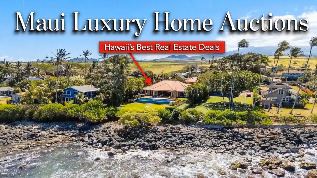 Maui Hawaii Luxury Home Auctions - 4 Properties this Week !!!