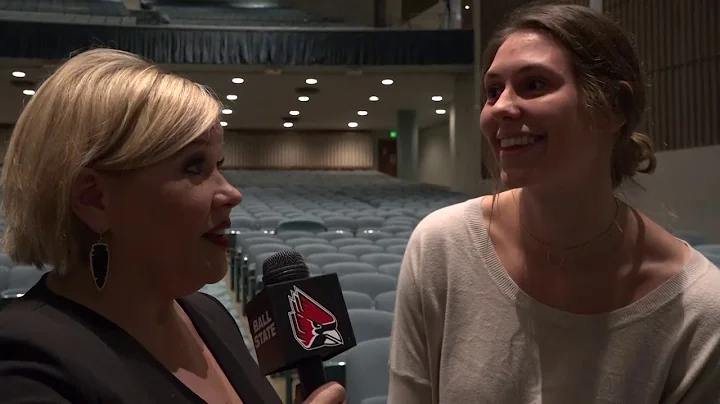 Women's Volleyball: Holly Rowe with Ellie Dunn