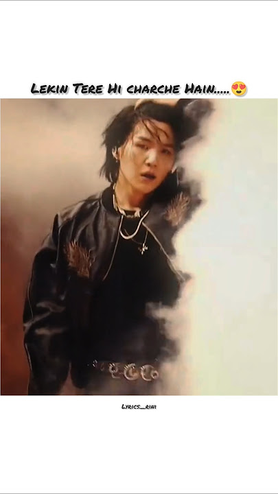 Meri dhadkan ki  galiyon mein lekin tere hi charche hai (Suga version)🔥😍 #bts #suga #yoongi #shorts