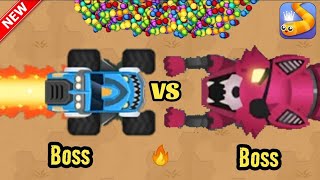 Stomper Boss Snake Vs Wolfy Boss Snake! Snake.Io