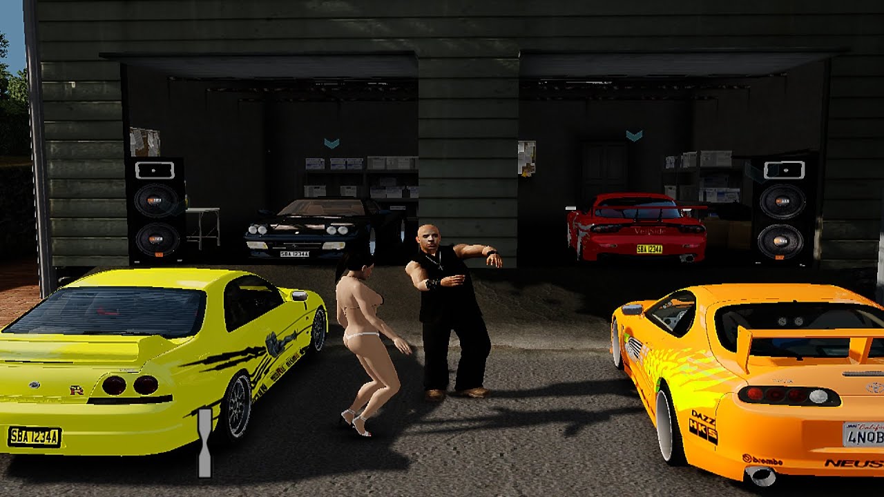 Fast and furious 1 garage loud 20000 watts party portugal ...