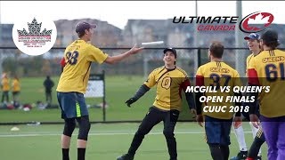 CUUC 2018 | McGill vs Queen's | Open Finals