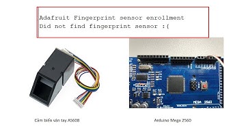 Fix lỗi không nhận cảm biến vân tay AS608 trên Arduino MEGA 2560: Did not find fingerprint sensor :(