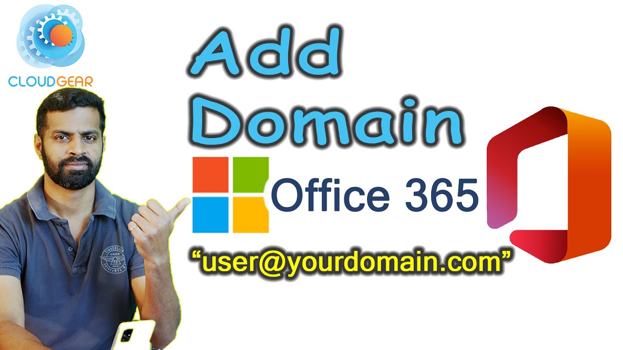 Add Domain to Microsoft Office 365 Tenant | Add GoDaddy registered domain  to Microsoft Office 365 - YouTube