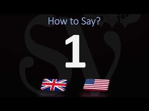 How to Pronounce 1?