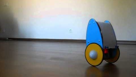 Self balancing robot test drive