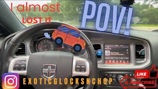 HIGH SPEED!! Driving My Dodge Charger R/T In the HOOD (POV) !!!