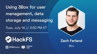 Using 3Box for user management, data storage and messaging