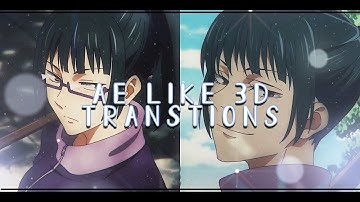 AE Like 3D transitions (Qr codes)