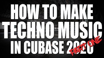 How To Make Techno Music In Cubase. Old School Techno Track Part 1