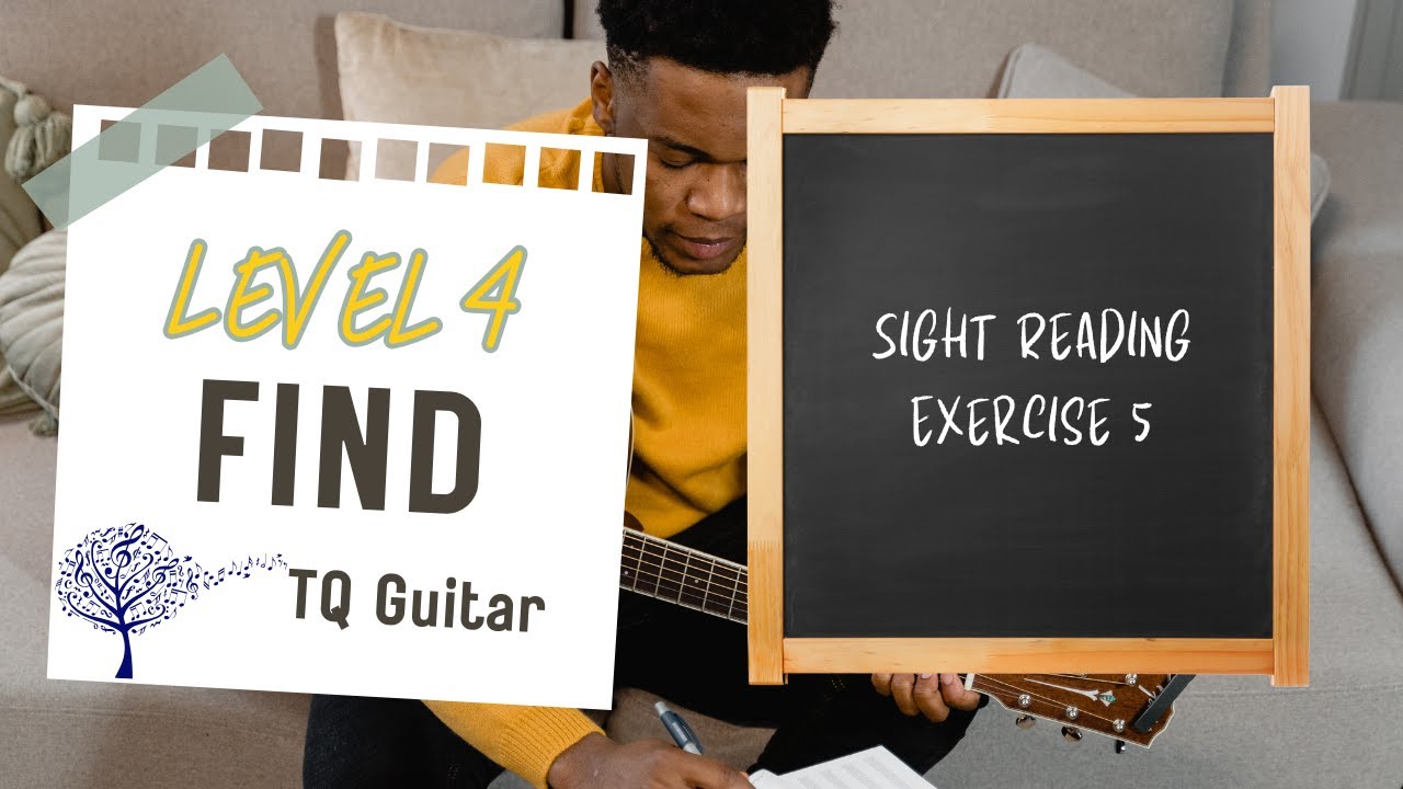 Sight Reading Exercise 5: Guitar (Rockschool grade 1 standard) - YouTube