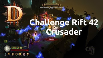 Diablo 3 - Challenge Rift - Challenge 42 - Crusader - Too Easy