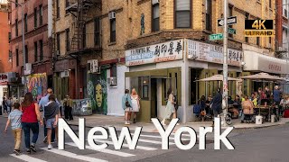 Walking NYC [4K] : Lower East Side Orchard Street Chinatown