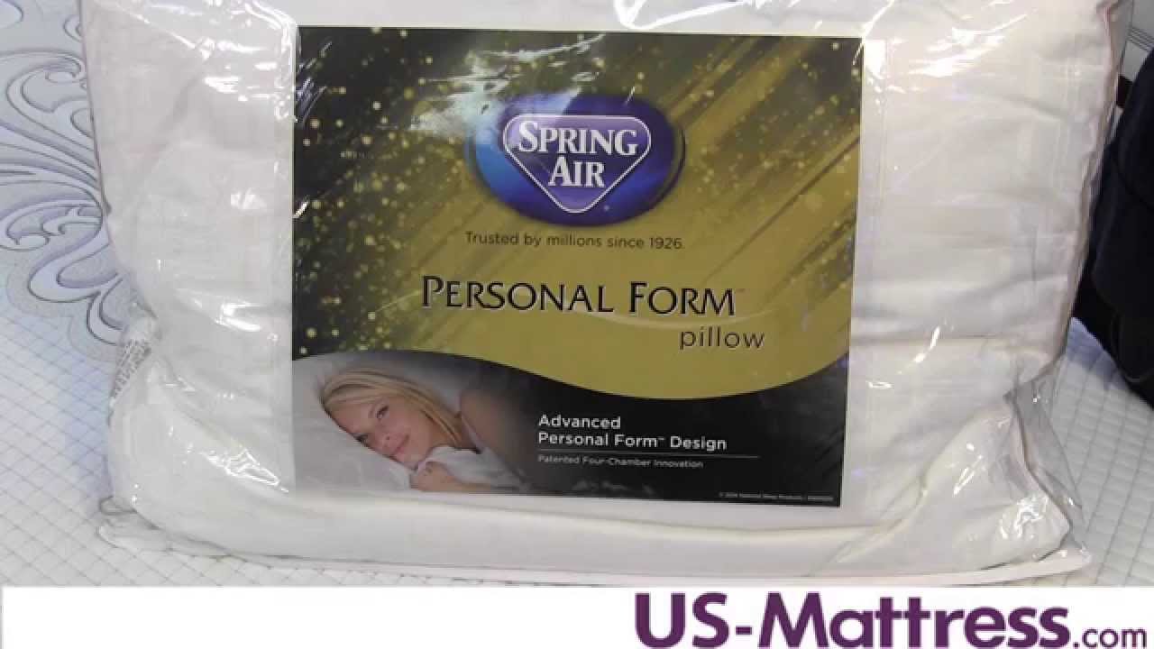 Spring Air Personal Form Pillow by Pacific Coast Feather YouTube