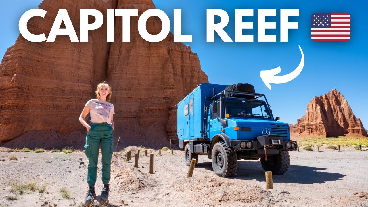 Overlanding Cathedral Valley In A Unimog Camper 🇺🇸 | Capital Reef National Park