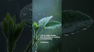 Quote of the day  - Life is really simple, but we insist on making it complicated. —Confucius #quote