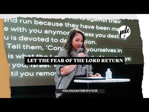 Legendary August 3rd Service- Pastor Rocio-Let the fear of The Lord Return