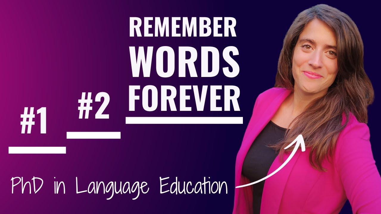 My 3 step-process to remember new words forever (based on neuroscience and how the brain learns!🧠)