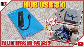 Hub Usb 3.0 4 Portas Super Speed AC289 Multilaser - Eletronica Santana