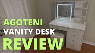Want a Radiant Glow? AGOTENI Vanity Table Set is a Game Changer! | Review, Unboxing, & Assembly Tips