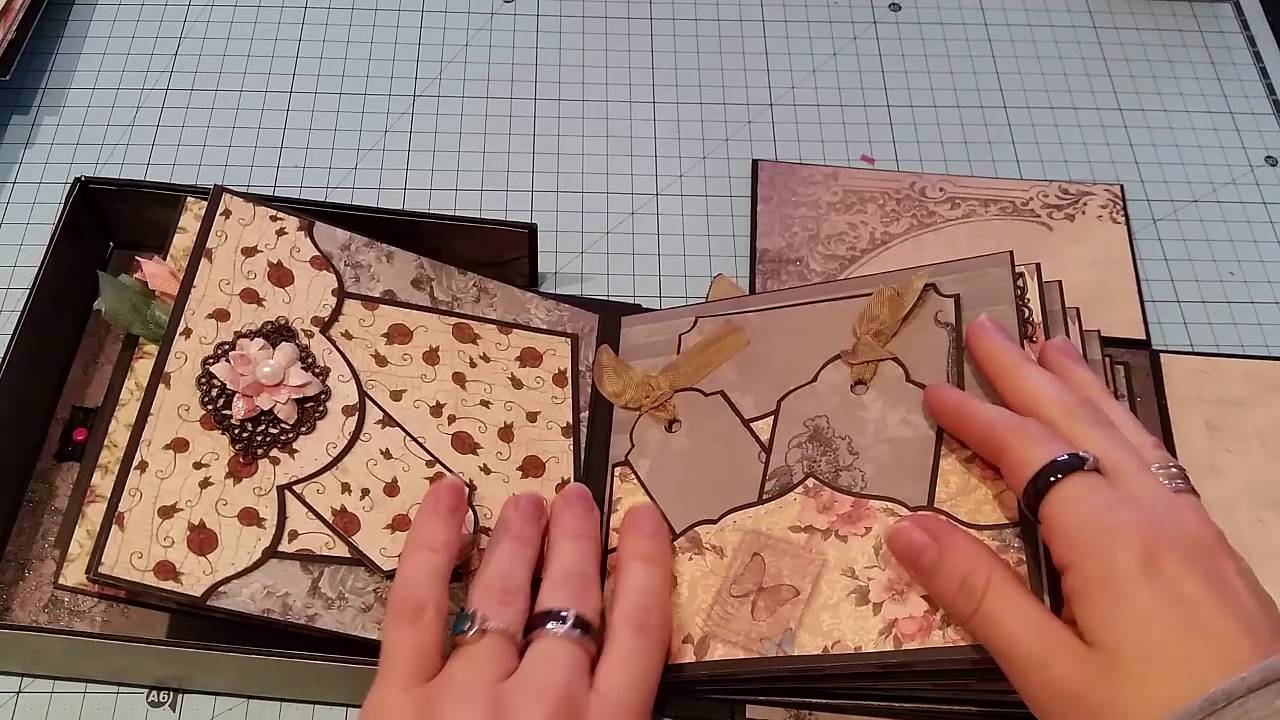 ALBUM PUDEŁKOWY, SANTORO MIRABELLE, SCRAPBOOKING YouTube