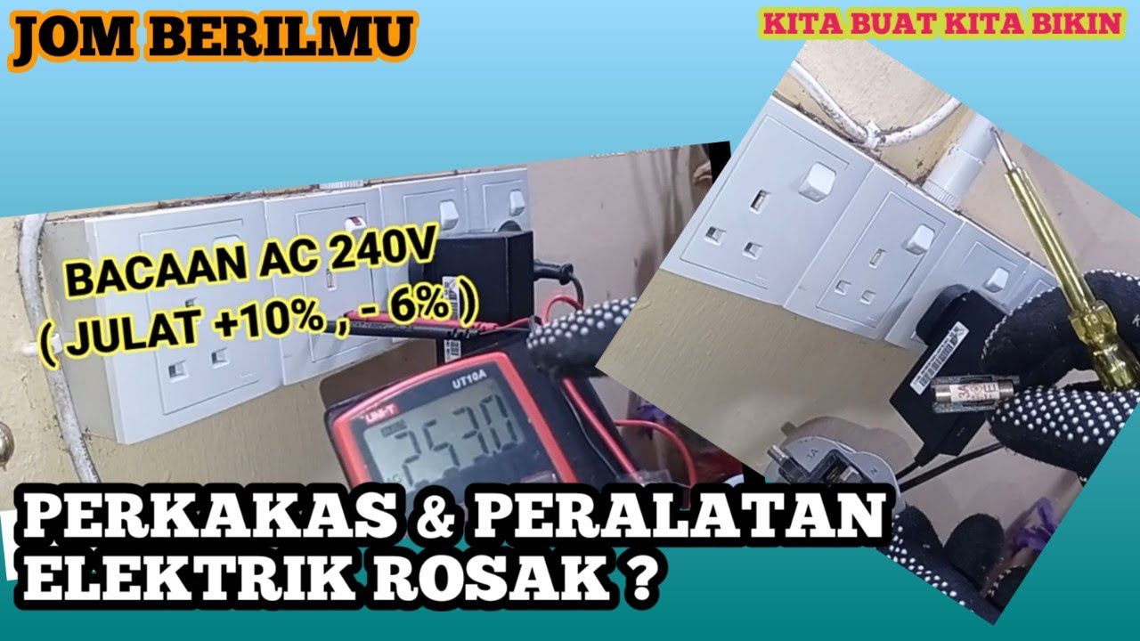 CARA PERIKSA PERALATAN DAN PERKAKAS ELEKTRIK ROSAK / HOW TO CHECK A