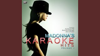 La Isla Bonita (In the Style of Madonna) (Karaoke Version)
