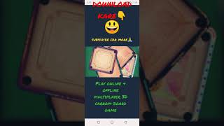 Play online & offline multiplayer 3D carrom board game#filhaal2mohabbat#gamelover#shorts#latest#fun screenshot 1