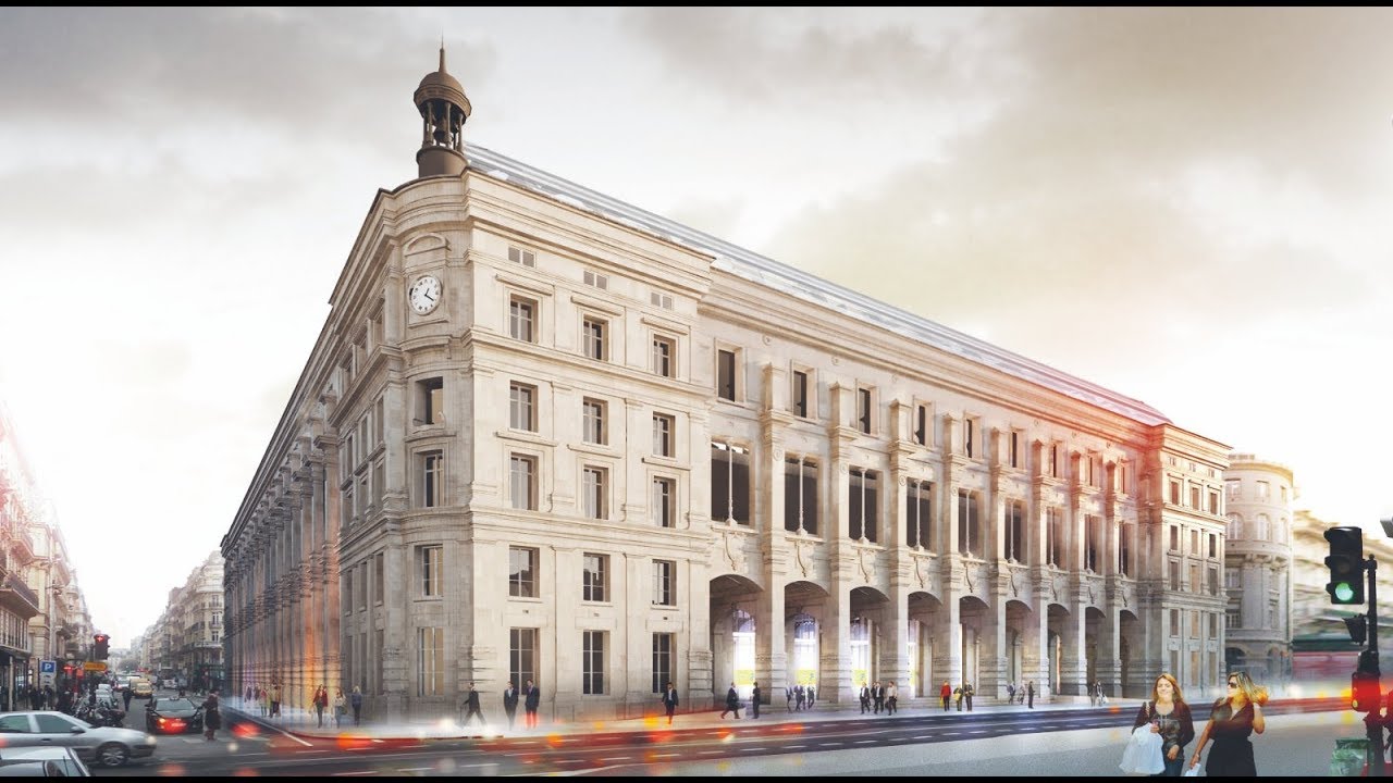 Repurposing Of La Poste Du Louvre By Dominique Perrault Architecture Youtube