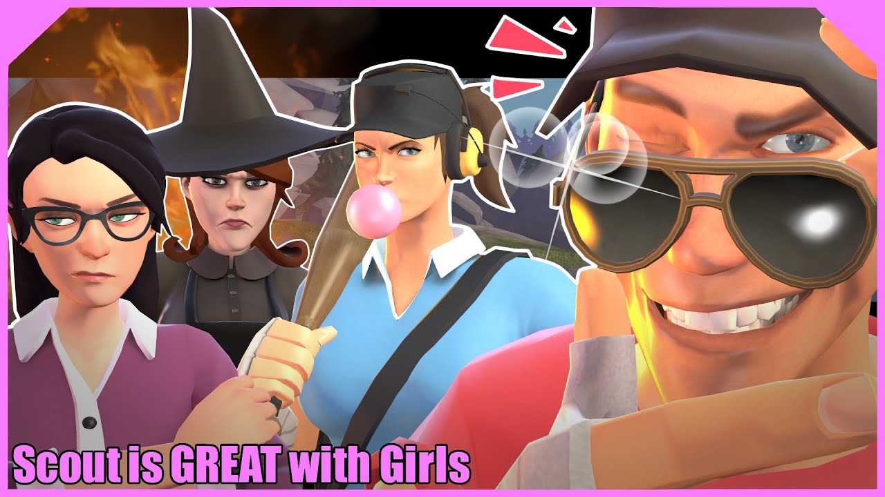 Girl Scout And Scout Tf2