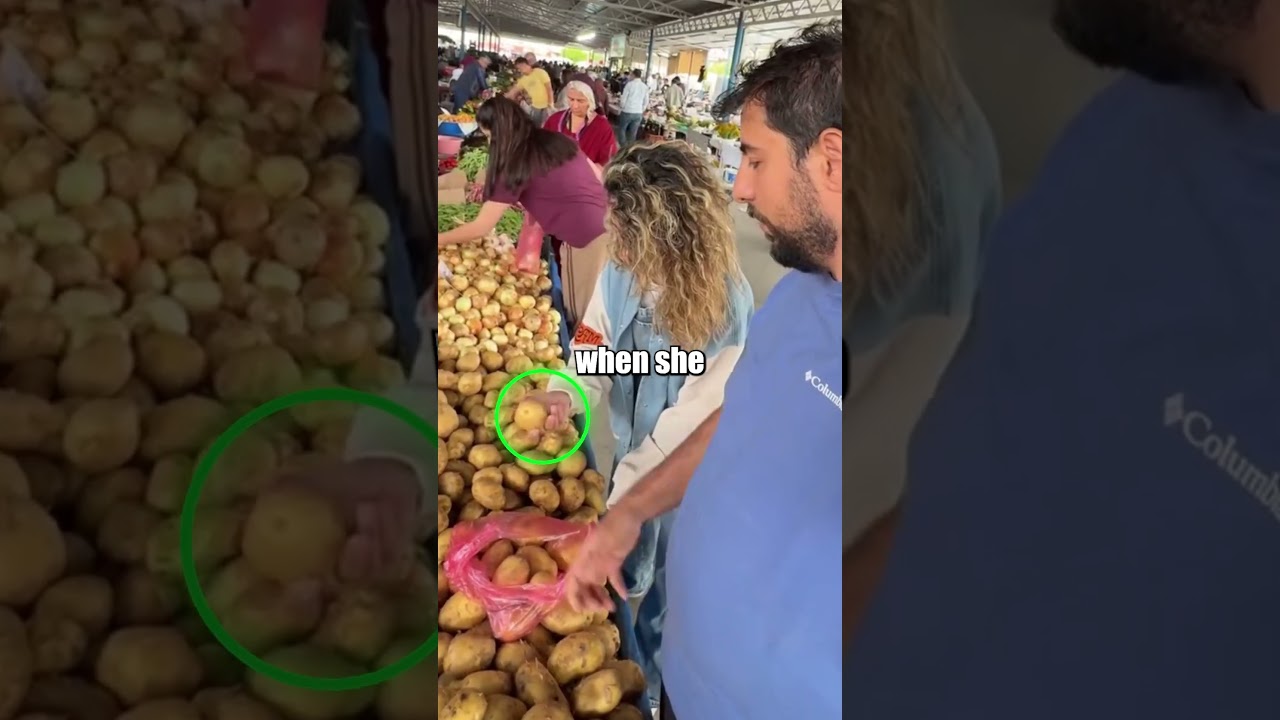 Ей нравилась картошка, пока он ее не сорвал🤔