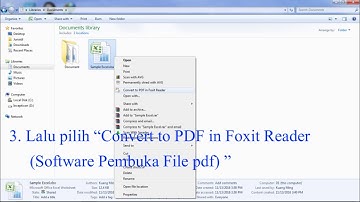 Cara Merubah Excel ke Pdf dengan cepat tanpa ribet