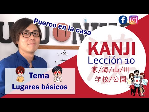👨🏻‍🏫Clase de Kanji Lección 10 -Kanji de dia de lugares-🎪