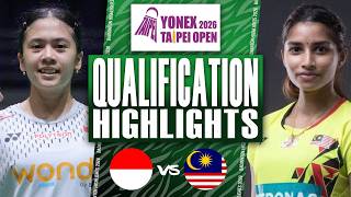 Highlights Ni Kadek Dhinda Amartya Pratiwi vs Kisona Selvaduray | Qualification Taipei Open 2026