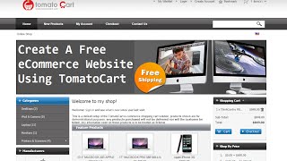 How To Make A eCommerce Website Using TomatoCart screenshot 3