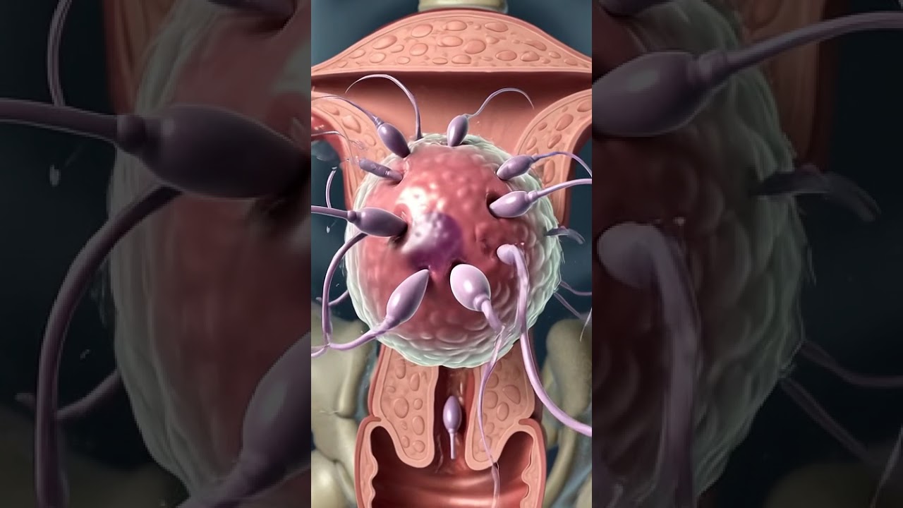 Fertilization Process Explained | Human Reproduction | 3D Biology Animation 