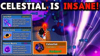 FULL CELESTIAL CLASS SHOWCASE! Is It Broken or Overrated? | Survive Zombie Arena!