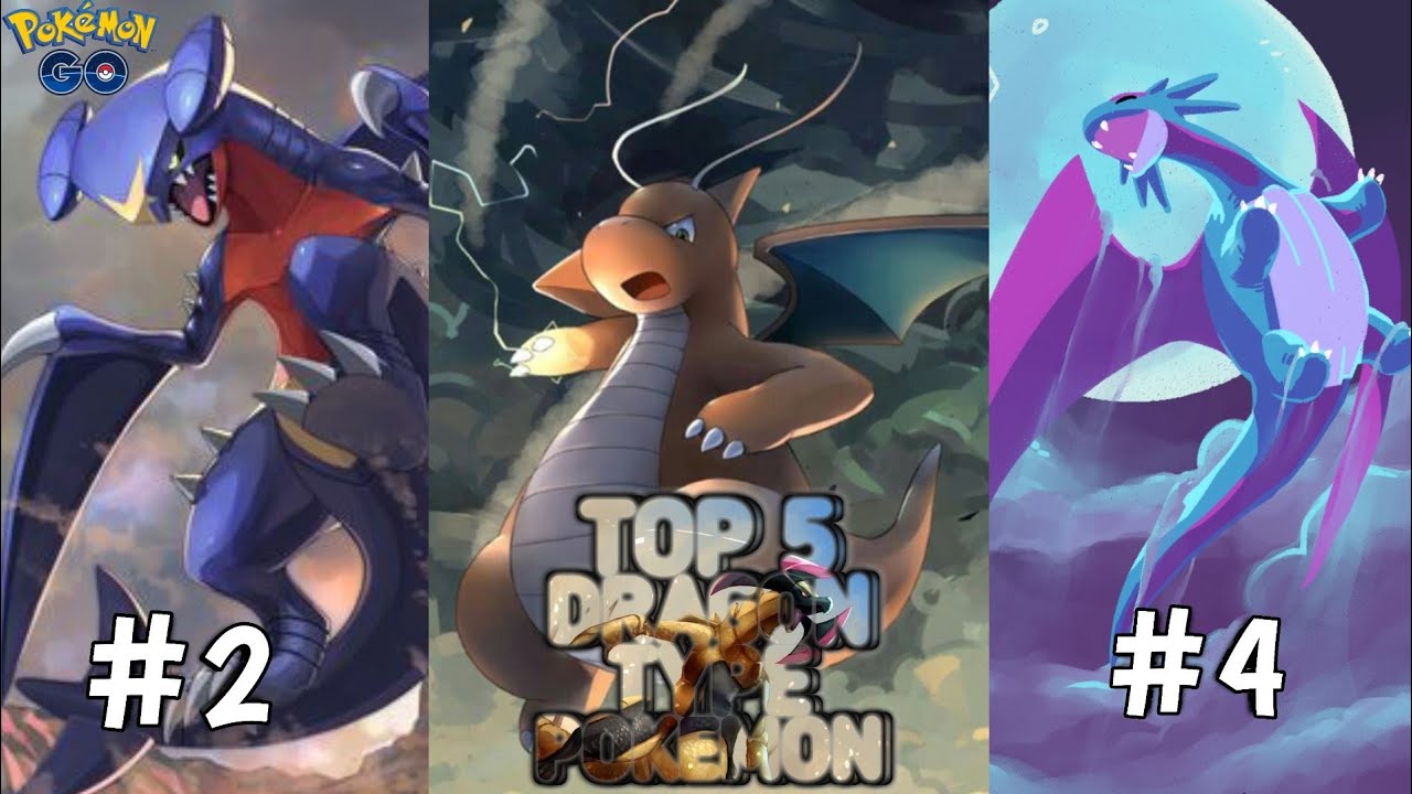 TOP 5 Dragon Type Pokémon In Pokémon go (Non Legendary)