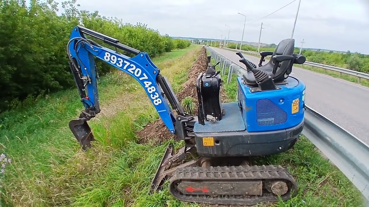 Траншея 800м мини табуреткой Rippa R10