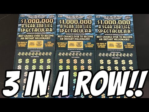 $50 x 3!! | $1,000,000 a YEAR for LIFE Spectacular!!