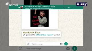 Lucunya Chat WA Grup Kabinet Ala Mata Najwa Trans7 #matanajwa #trans7