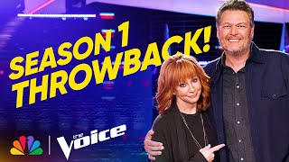 Blake and Reba React to Season 1 Footage | The Voice | NBC
