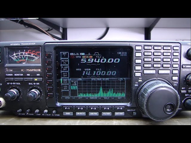 ALPHA TELECOM: REVISÃO PÓS COMPRA LINDO ICOM IC-756PROIII - YouTube