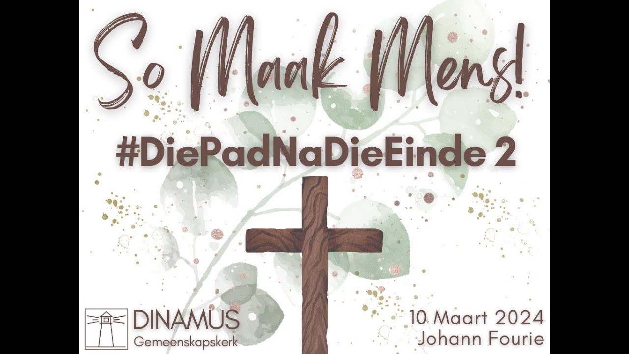 So Maak Mens - DiePadNaDieEinde 2 - YouTube