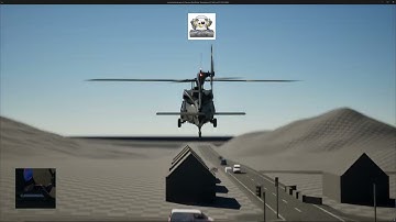 Unreal Engine 5.4 - mcVehicleInteractionSystem (Military Helicopter) - Part 6 - 4K